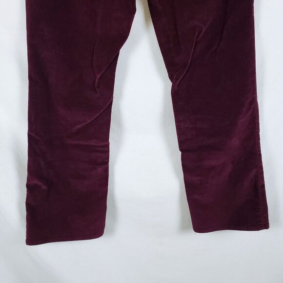 Gap Corduroy Pants Bootcut Womens 8 Burgundy Red Y2K Preppy Retro Whimsigoth - Picture 7 of 9